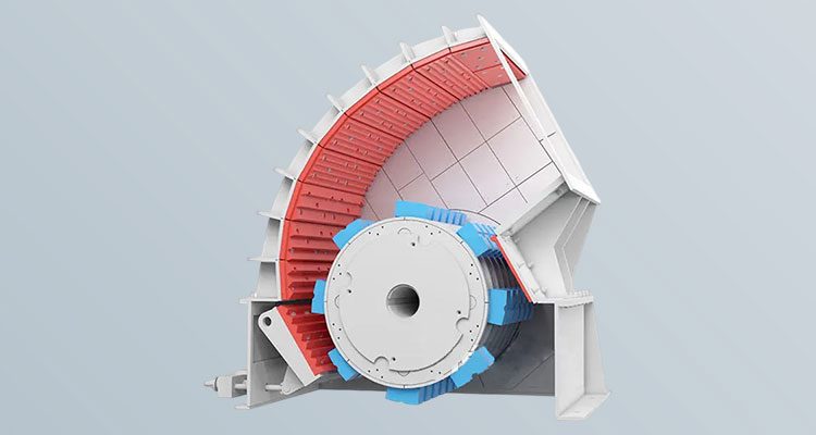 Sơ đồ nguyên lý Máy Nghiền Búa Nặng PCZ Series (1 Cấp Nghiền Thay Thế Hàm + Phản Kích) (PCZ Series)