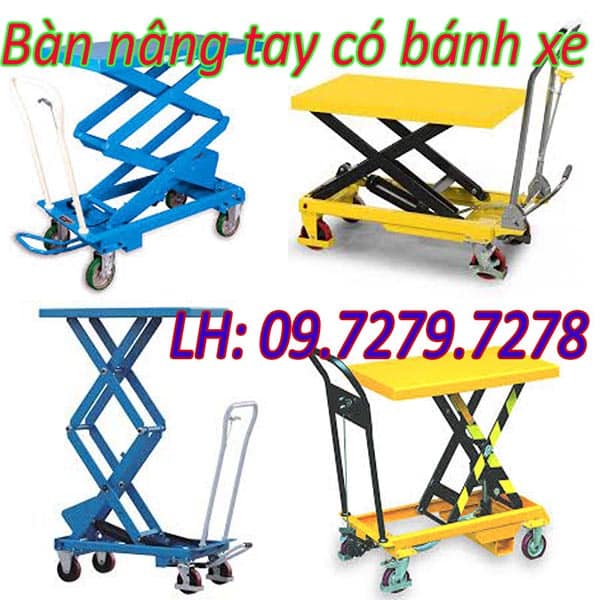 Bàn nâng thuỷ lực mini