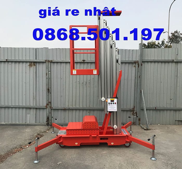 thang nâng gấp rút đơn 9m 10m