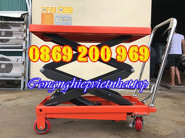 Xe nâng mặt bàn 800kg nhập khẩu giá tốt bảo hành dài hạn