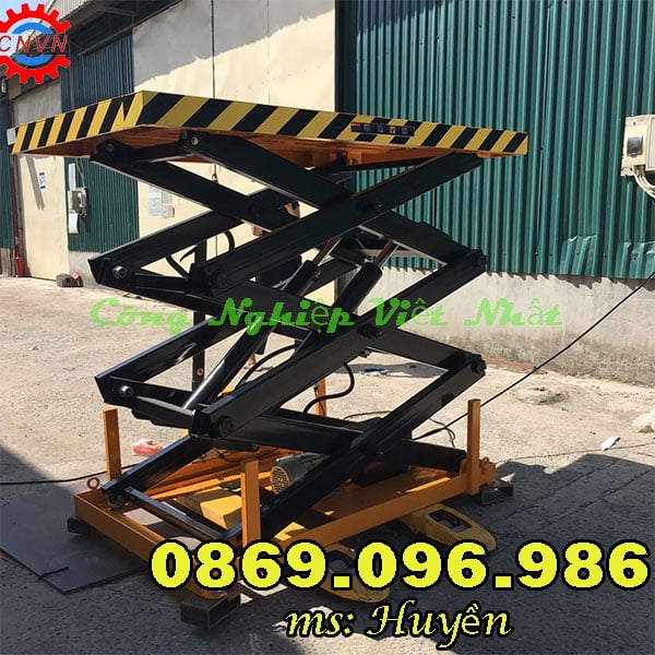 Cung cấp bàn nâng điện 1 tấn giá rẻ