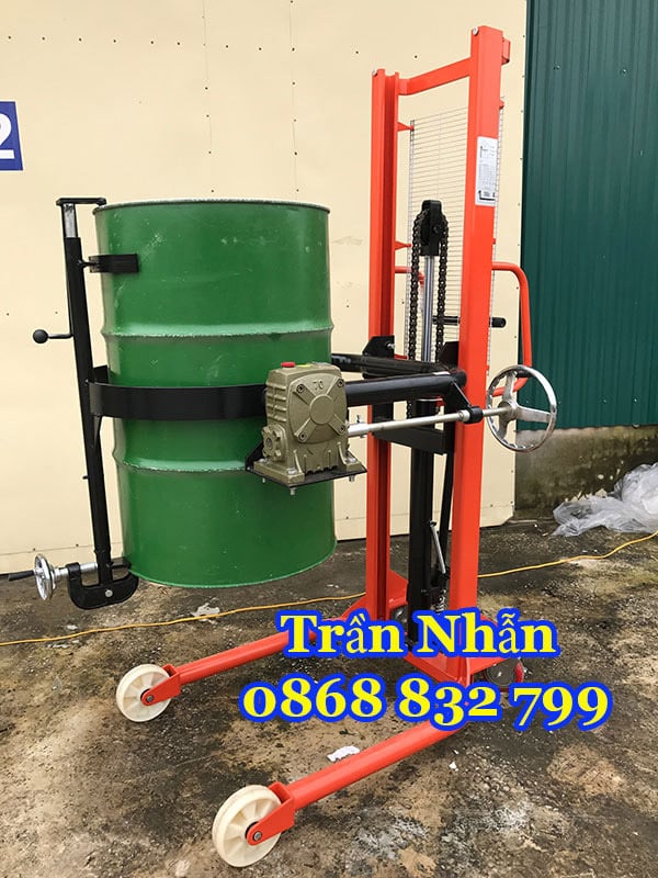 Xe quay đổ phuy 350kg giá rẻ