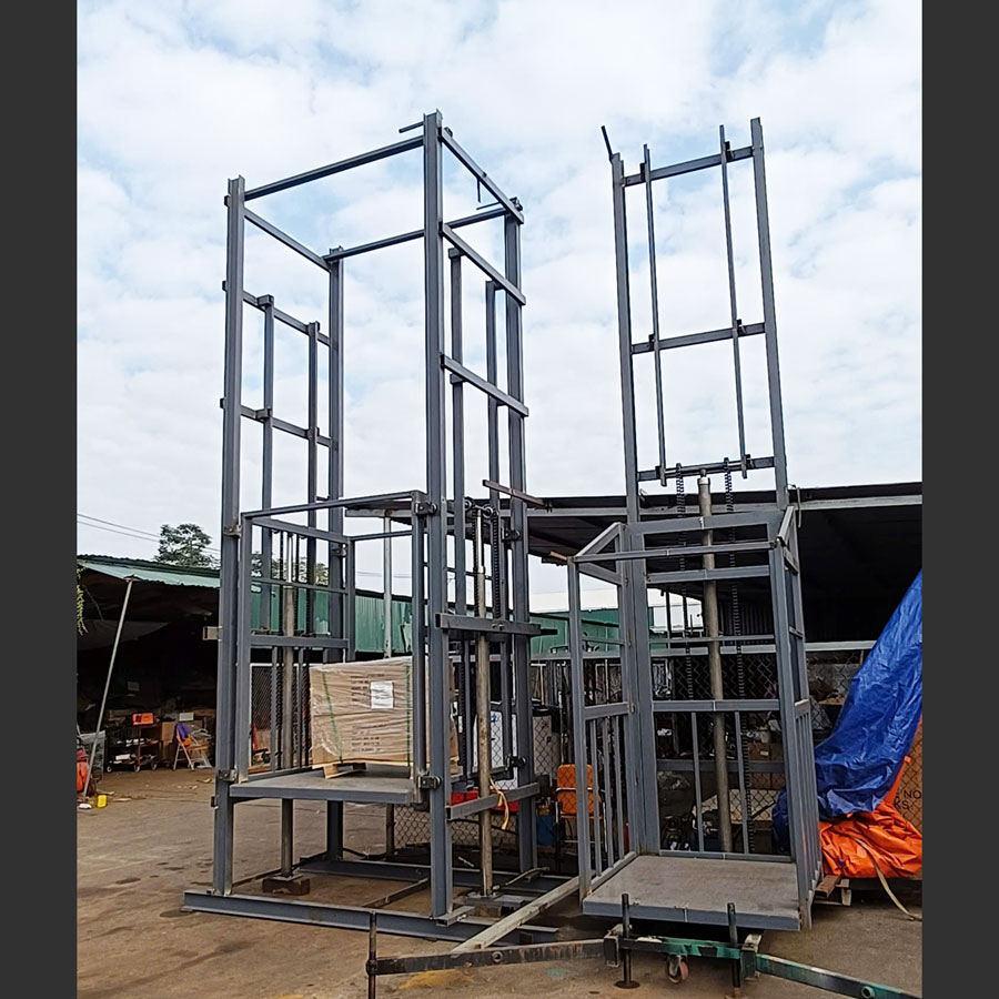 Chi phí lắp đặt thang nâng hàng thủy lực 1500kg tại Vĩnh Phúc 2 Thang nâng hàng thủy lực 1500kg